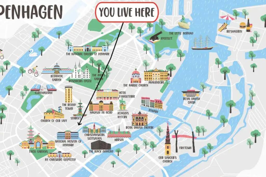 Stylish In Heart Of Cph Near Stroget & The Canals Apartment Copenhagen